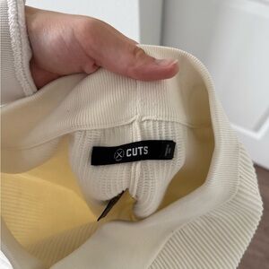 Cuts Clothing Cream Bike Shorts